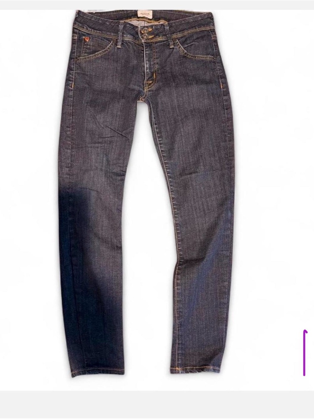 Hudson Slim Dark Gray Denim Jeans